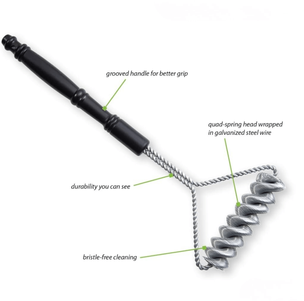 แปรงล้างตะแกรง บาร์บีคิว 3 ด้าน KINGBE แสตนเลส 30 ซม._1